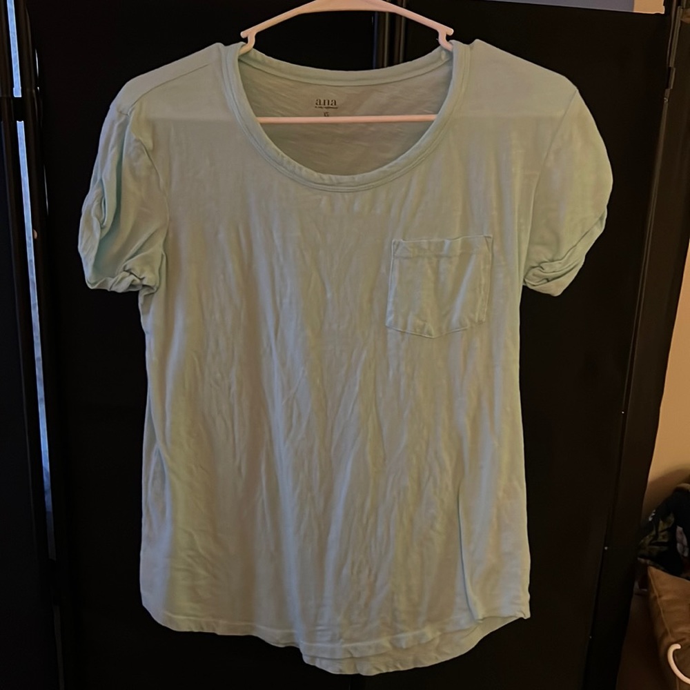 Blue tee
